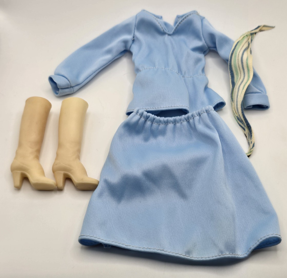 Vintage 1970s Mego 12” original Cher doll Means Business Outfit